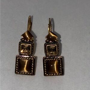 Elegant Gold-Tone Earrings by Lia Sophia